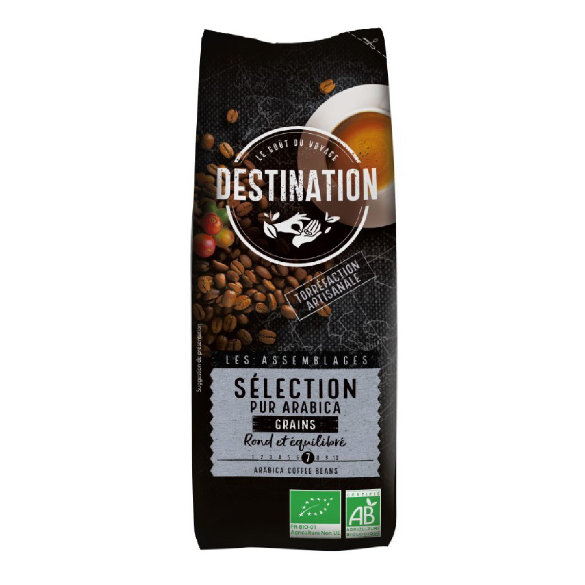 Café en Grano selección 100% Arábica Bio Destination 1 kg