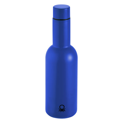 Botella De Agua 550ml Acero Inoxidable Azul Casa Benetton_0