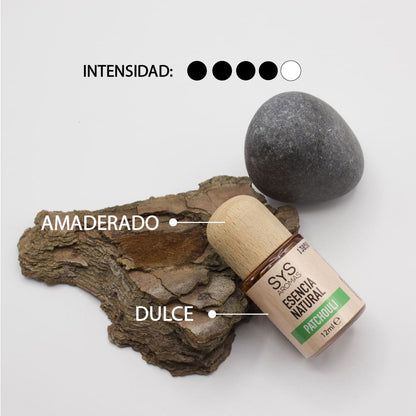 Esencia Natural Patchouli SYS Aromas 12 ml | Aroma Amaderado y Dulce | Para Quemadores y Humidificadores_3