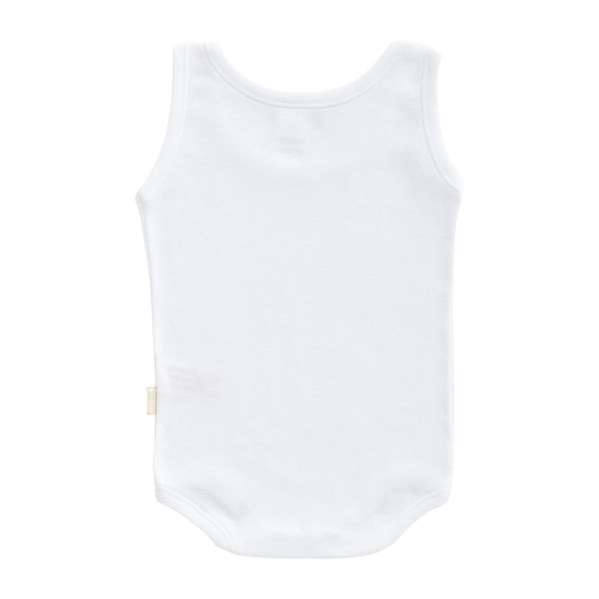 Body desmangado sport en color blanco talla 12
