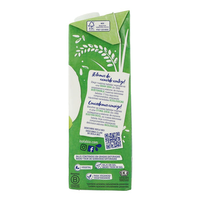 Bebida BIO Arroz y Avellana, Isola Bio, 1 L