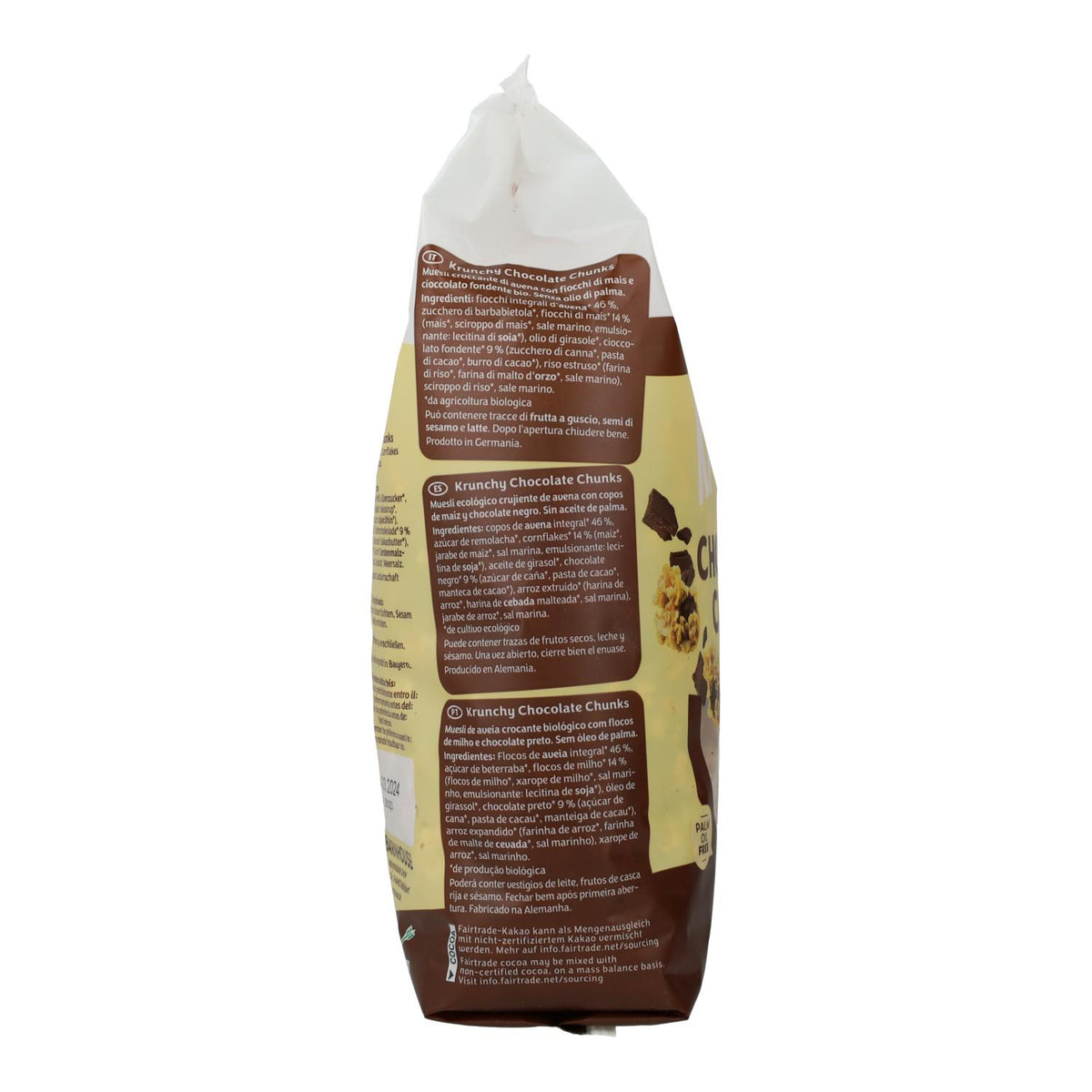 Muesli krunchy chocolate chunks BIO Barnhouse 500g