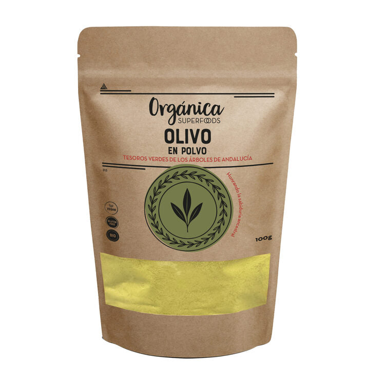 Olivo En Polvo 100g - Orgánica Superfoods_0