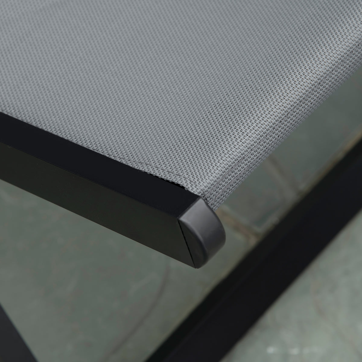2 Tumbonas Plegables Outsunny Aluminio, Texteline Gris Oscuro 58x96,5x91,5 Cm_4