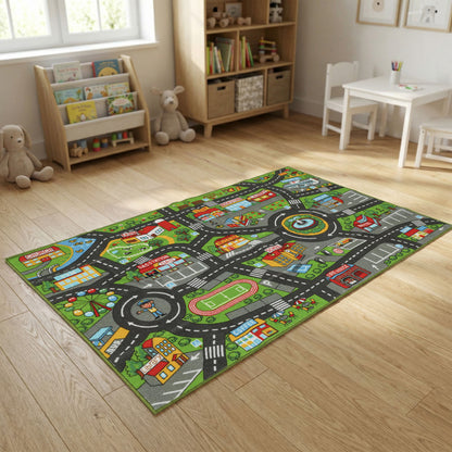 Alfombra Infantil Aiyaplay Poliéster Multicolor 160x100x0.5 Cm_3