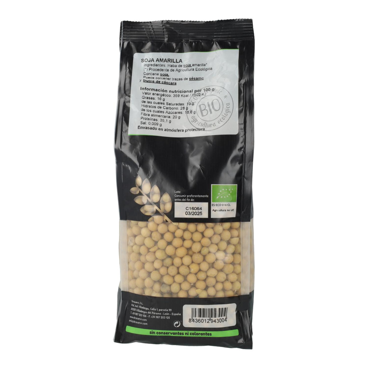 Soja amarilla bio Ecosana 500 g