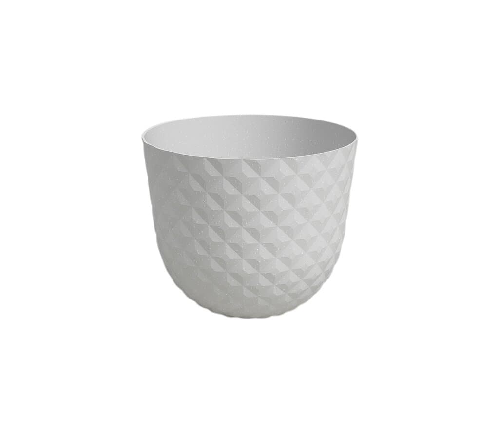 Artevasi Macetero Havana Tropical Blanco De Plástico Reciclado 50cm_0