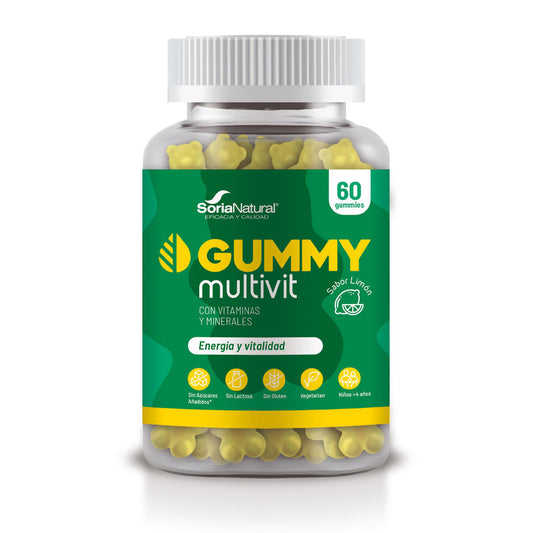 Multivitamínico gominolas, Soria Natural, 60 comprimidos