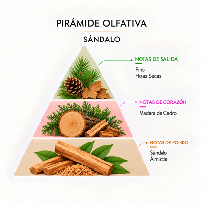 Incienso Natural Sándalo SYS Aromas | 20 Sticks | Aroma Especiado y Amaderado | Carbón Vegetal, Resinas y Bambú_1