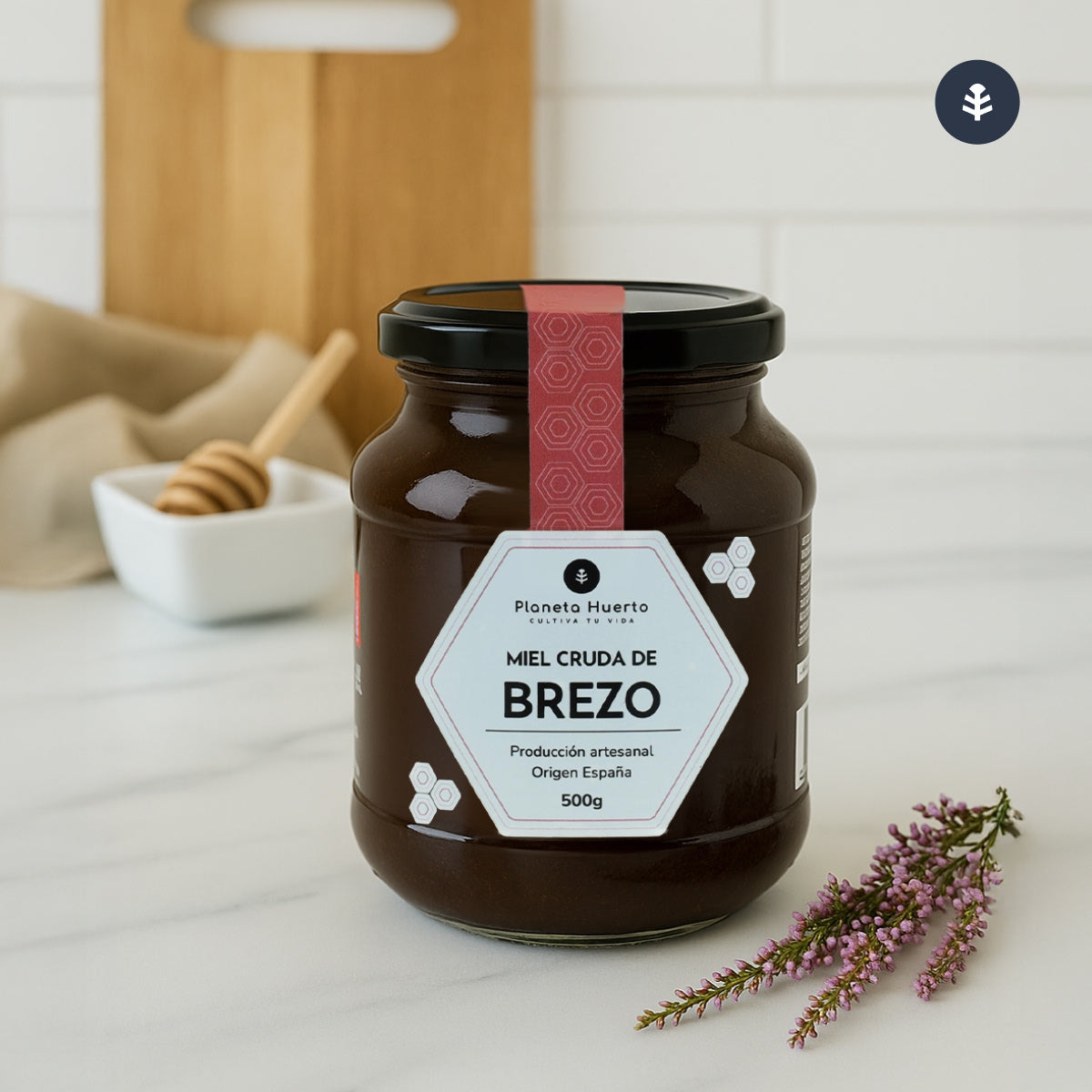 Miel Cruda de Brezo Planeta Huerto 1 Kg
