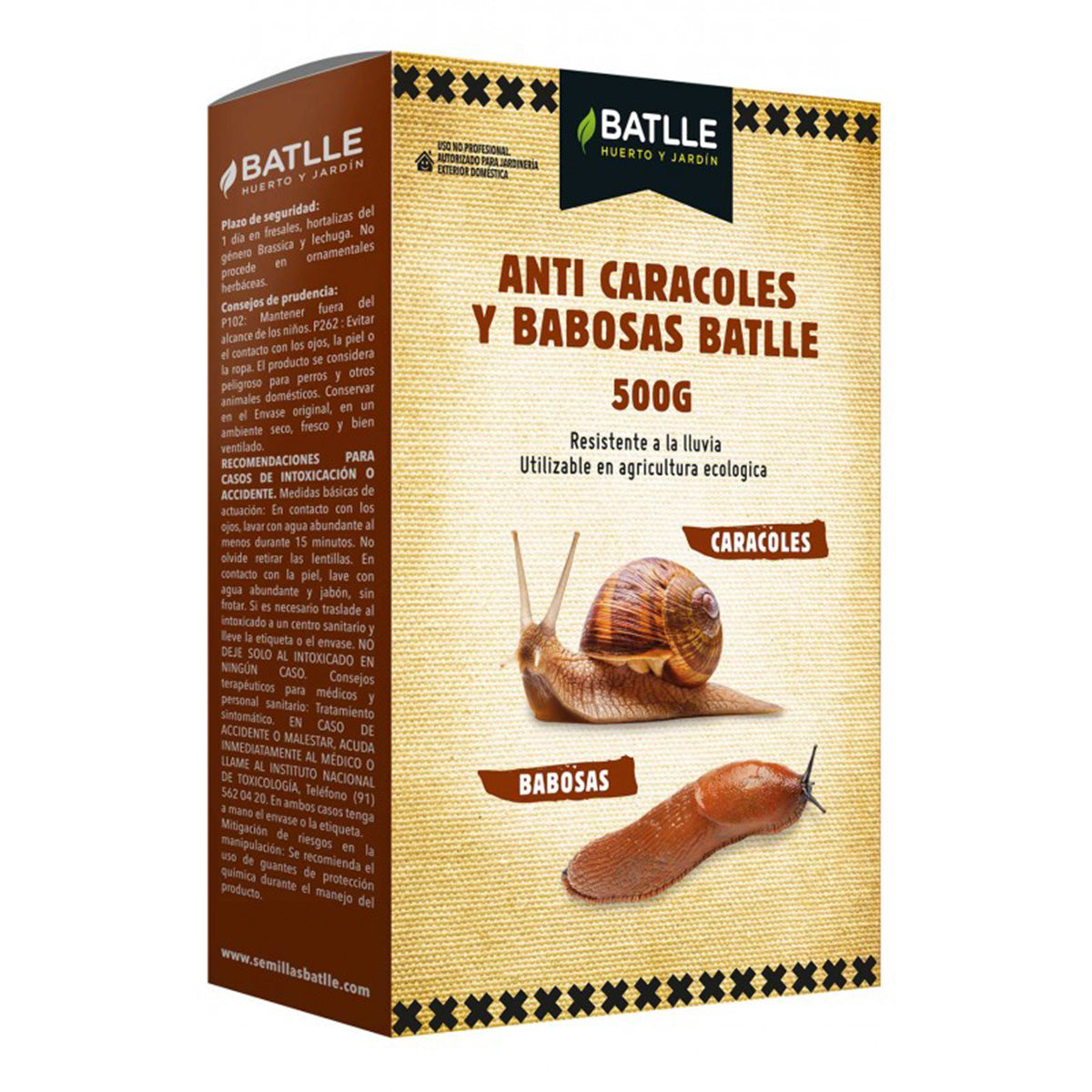 Antilimacos anti caracoles y Babosas 500 g Batlle Bio