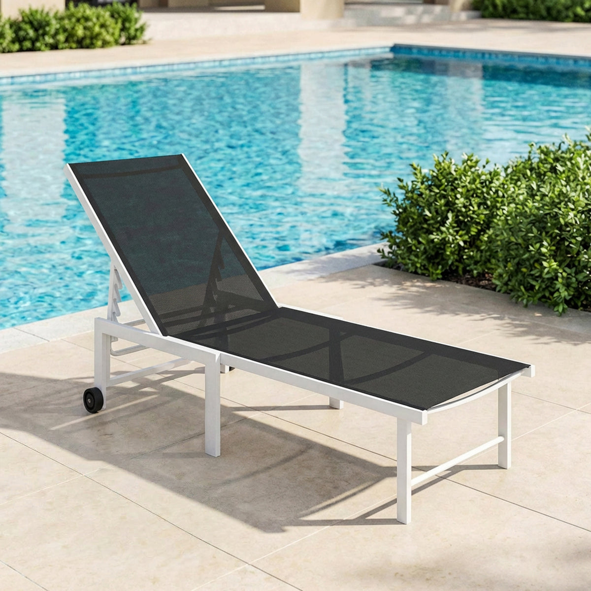 Tumbona Outsunny Acero, Texteline Gris 166x60x84 Cm_1