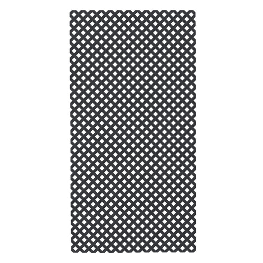 Celosía Pvc 18mm Antracita - Decoración Y Separación De Espacios - 0,6x1,2 M - Color_0