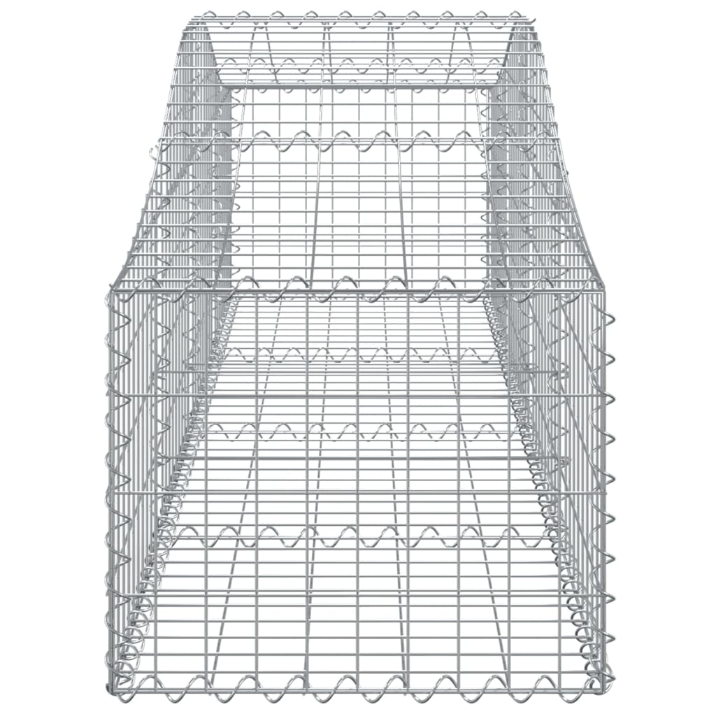 Cestas De Gaviones 40 Uds Forma De Arco Hierro 200x50x40/60 Cm_4