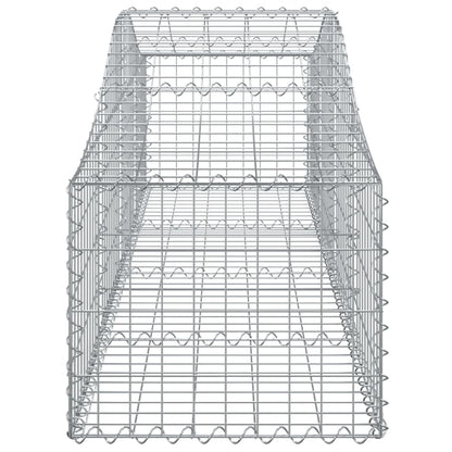 Cestas De Gaviones 40 Uds Forma De Arco Hierro 200x50x40/60 Cm_4