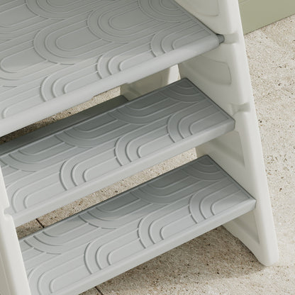 Taburete Para Niños Aiyaplay Hdpe, Pp Gris 46.5x47x61.5 Cm_4