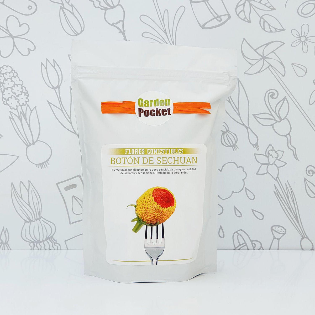 Kit huerto de flores comestibles: Botón de sechuan