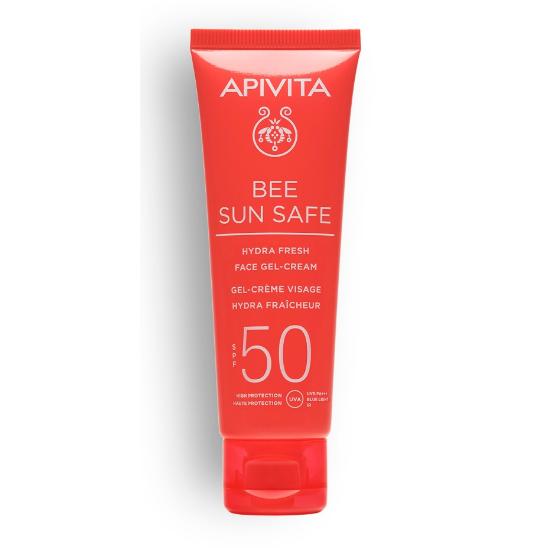 Gel Crema Solar Hydra Fresh SPF50 Apivita 50ml