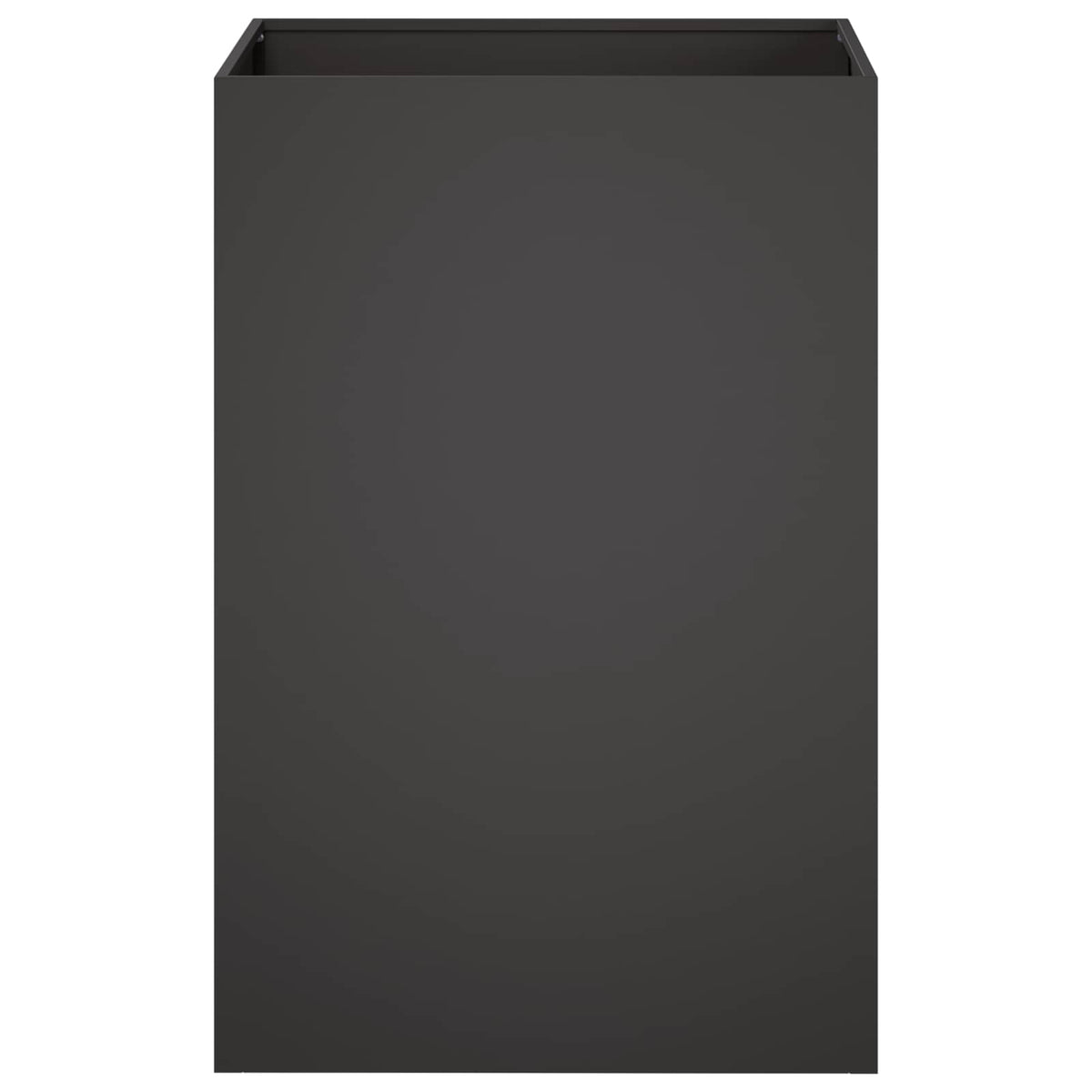 Macetero De Jardín Negro 50 X 50 X 75 Cm Acero Laminado En Frío_2