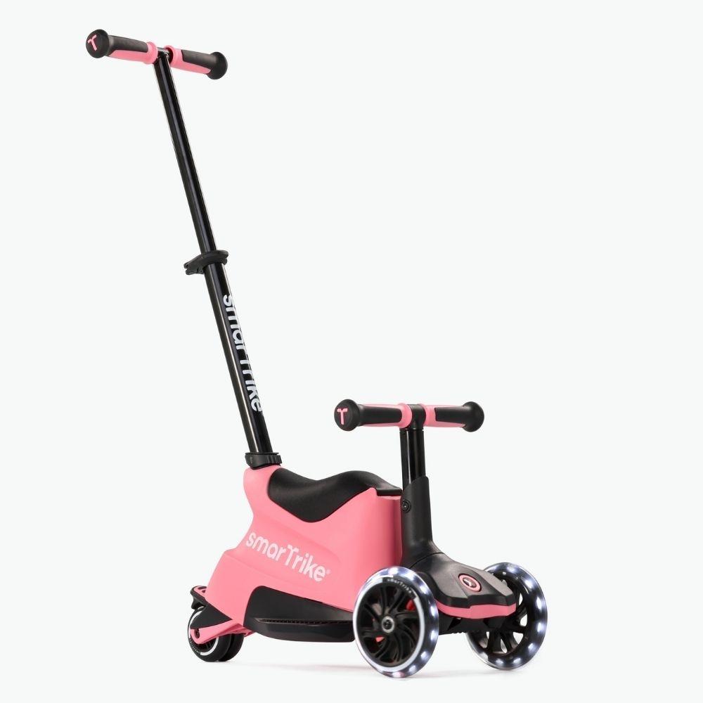 Correpasillos Patinete Evolutivo 5 En 1 Smartrike Xtend Scooter+ride On Salmon Pink_0