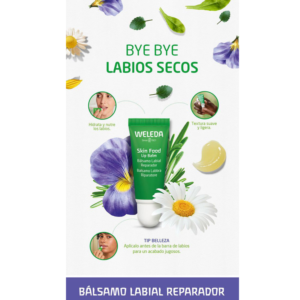 Cofre GLOW Skin Food Original 75ml + Lip Regalo, Weleda