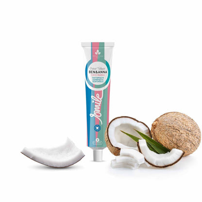 Dentífrico Coco Mania con flúor Ben &amp; Anna tubo 75 ml