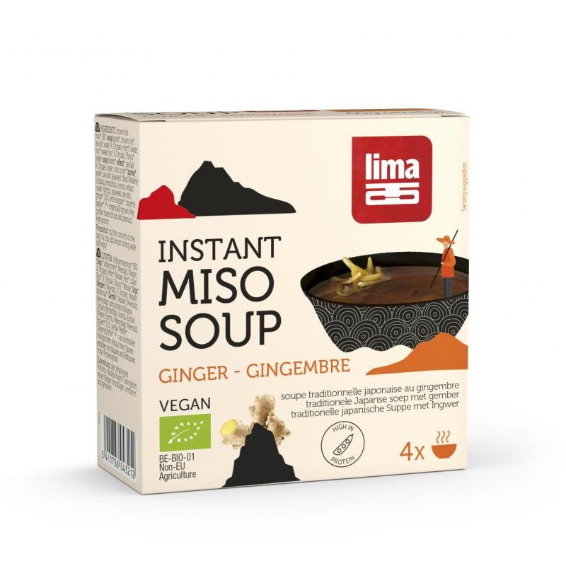 Sopa Instantánea de Miso y Jengibre Lima 60g