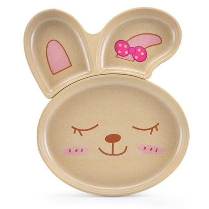 Plato infantil animales Husk's plato mono (2 piezas)