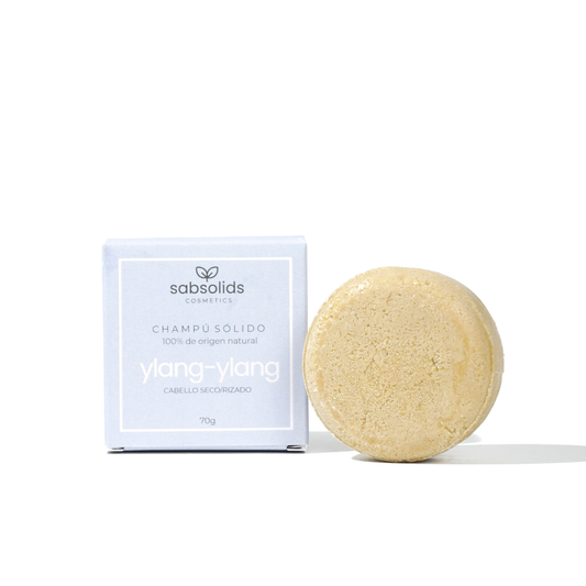 Champú De Ylang-ylang Para Cabellos Secos O Rizados, Sabsolids 70g_0
