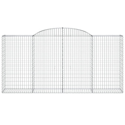 Cestas De Gaviones 3 Uds Forma De Arco Hierro 300x50x140/160 Cm_3