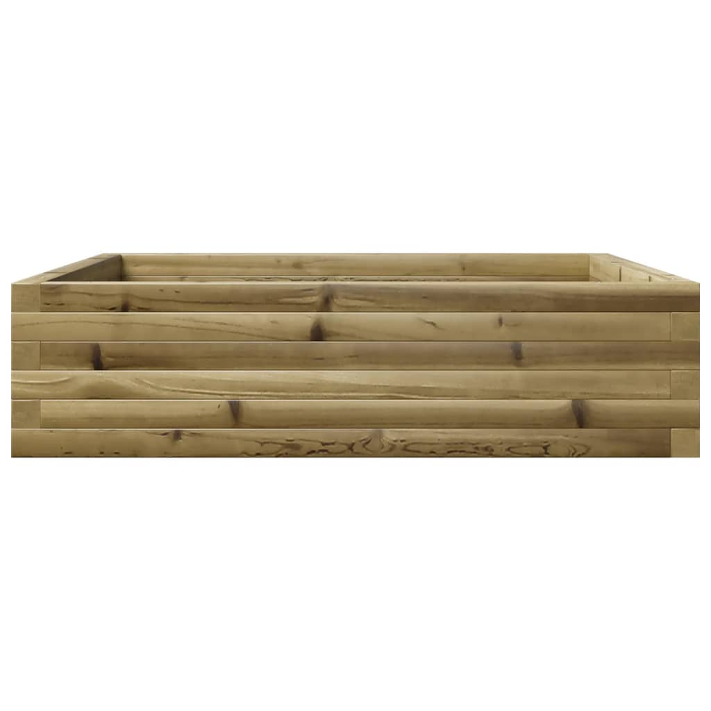 Jardinera De Madera De Pino Impregnada 90x90x23 Cm_4