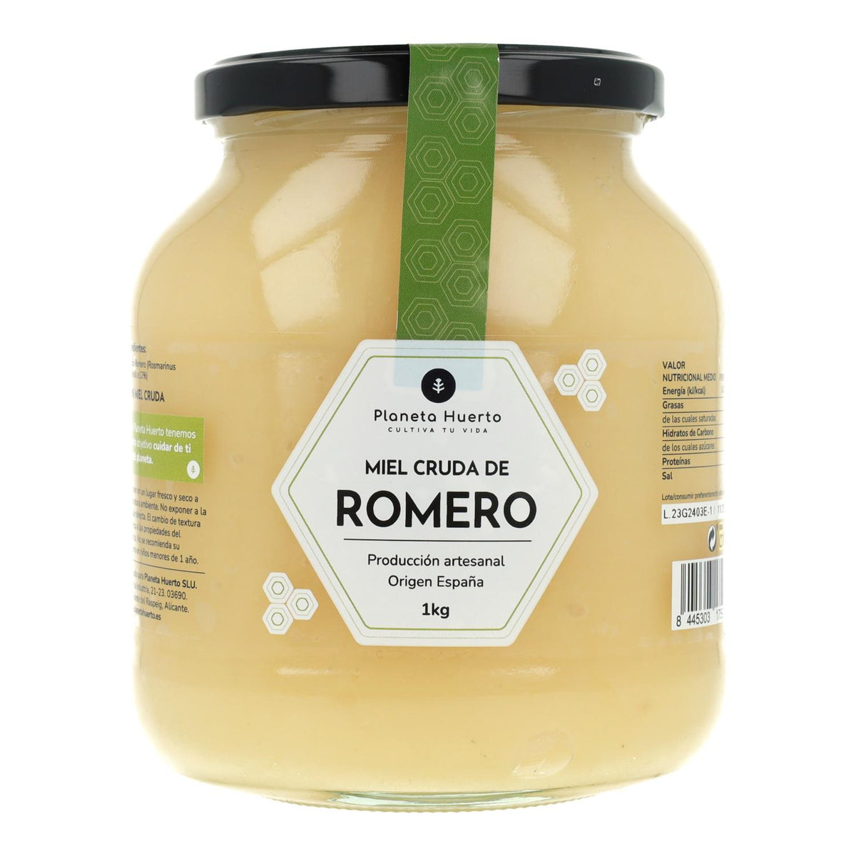 Miel Cruda de Romero Planeta Huerto 1 Kg