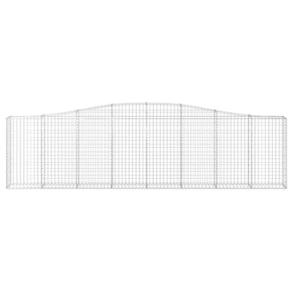Cestas De Gaviones 15 Uds Forma De Arco Hierro 400x30x100/120cm_3