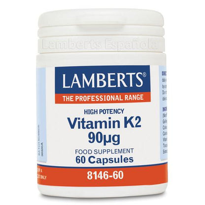 Vitamina K2 90mcg 60 Cap Lamberts