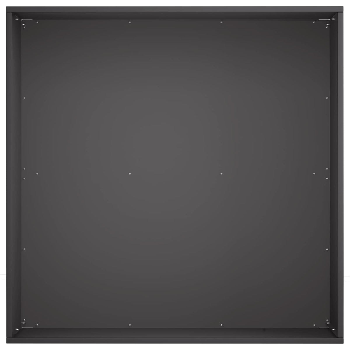 Macetero De Jardín Negro 60 X 60 X 30 Cm Acero Laminado En Frío_3