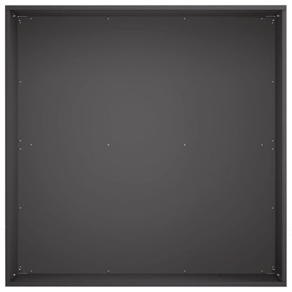 Macetero De Jardín Negro 40 X 40 X 30 Cm Acero Laminado En Frío_3