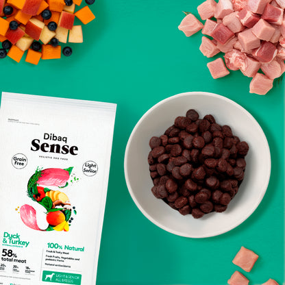 Dibaq Sense Grain Free Pato Y Pavo Light Or Senior 2 Kg_2
