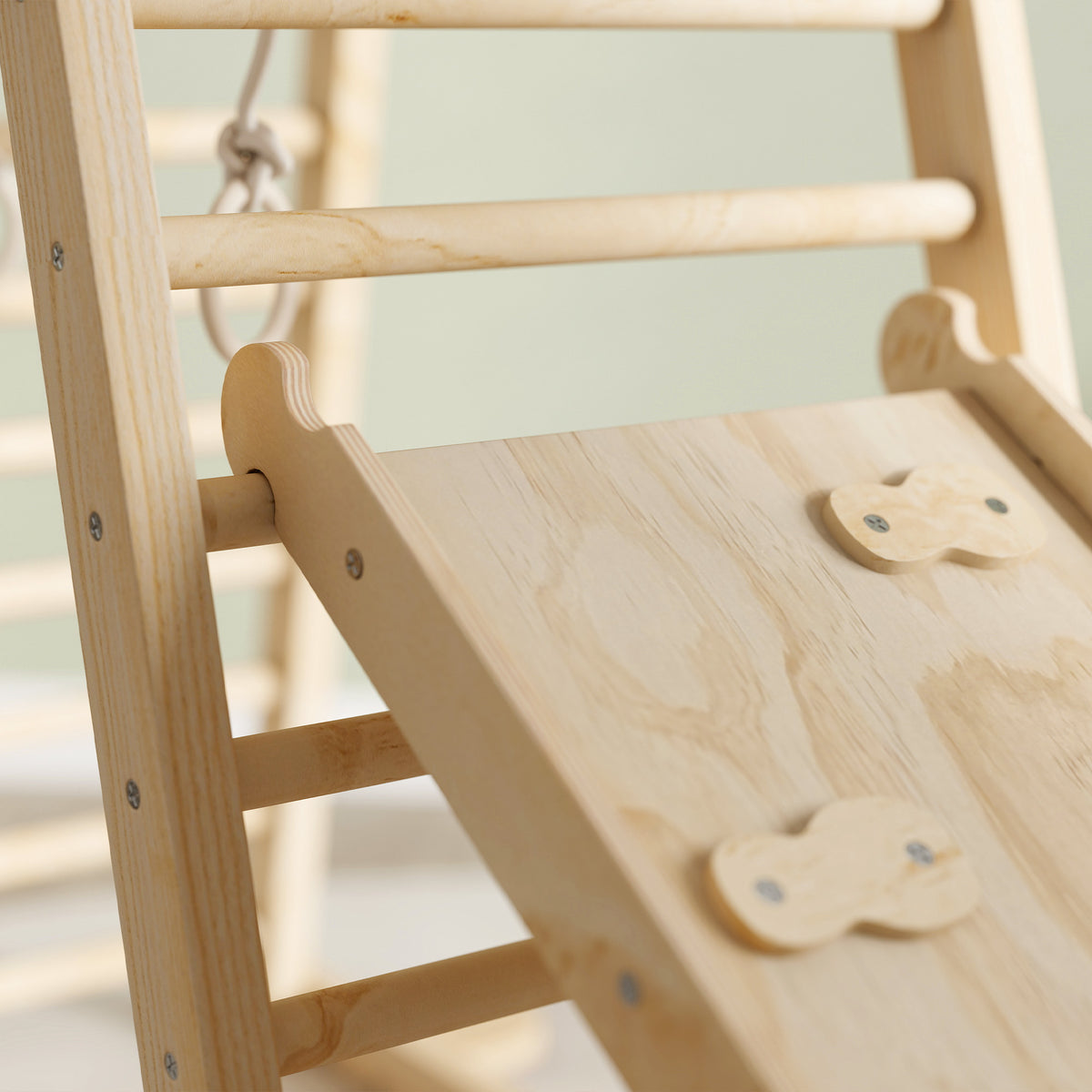 Triángulo De Escalada Aiyaplay Madera Contrachapada, Madera De Pino Madera Natural 180x89x59 Cm 331-102v00nd_4