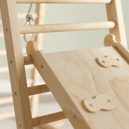 Triángulo De Escalada Aiyaplay Madera Contrachapada, Madera De Pino Madera Natural 180x89x59 Cm 331-102v00nd_4