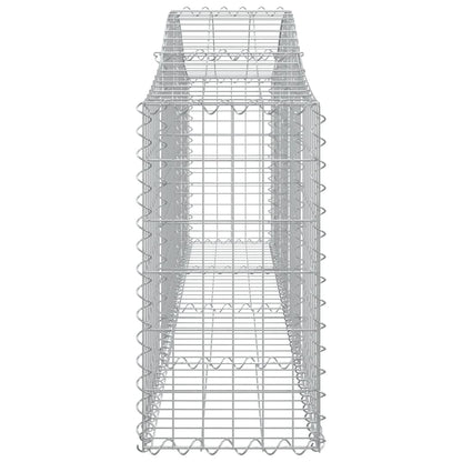 Cestas De Gaviones 30 Uds Forma De Arco Hierro 200x30x60/80 Cm_4