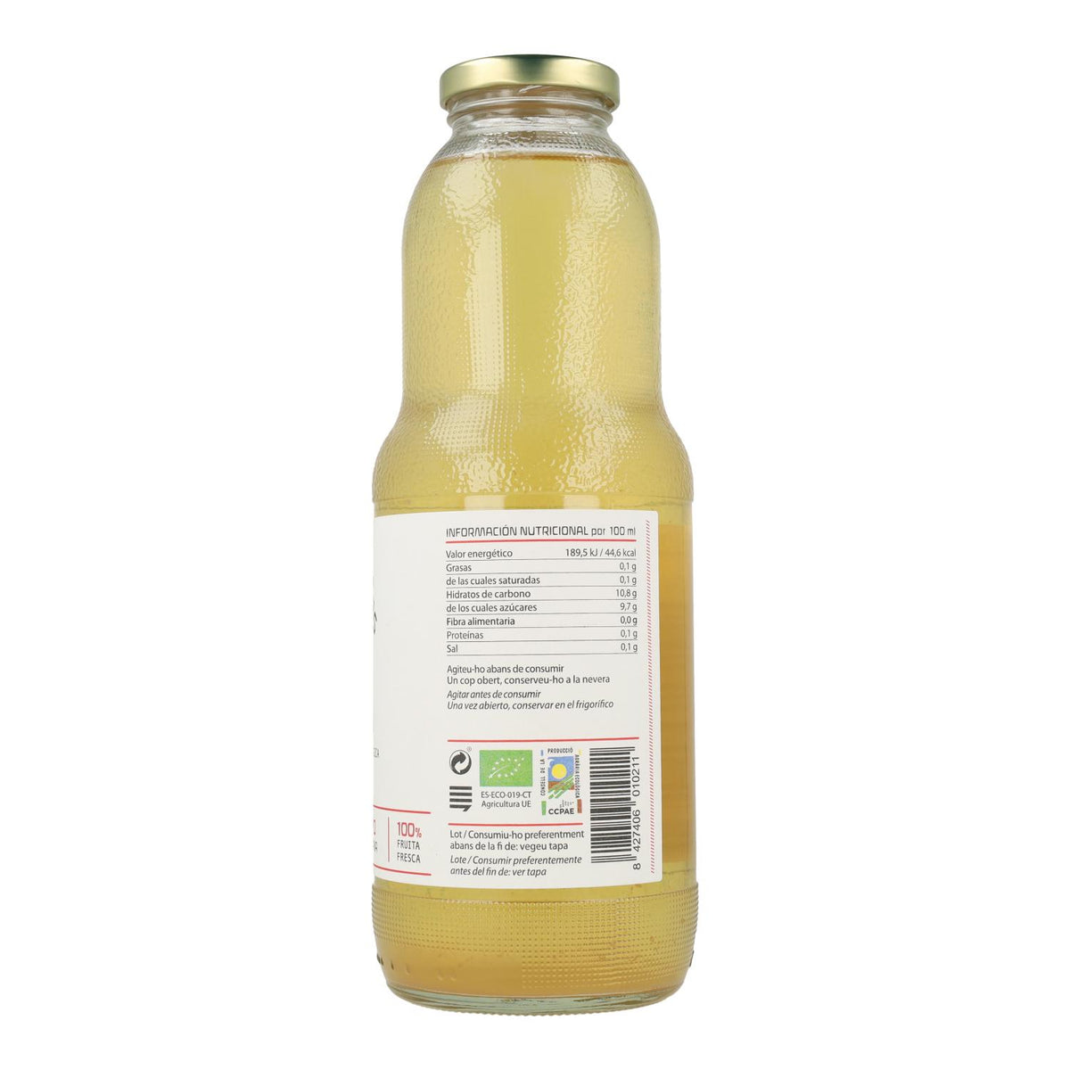 Zumo de Manzana ECO Cal valls 1 L