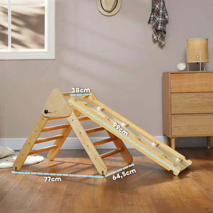 Triángulo De Escalada Aiyaplay Madera De Pino Multilaminada Madera Natural 147x64.5x59 Cm 331-064v00nd_2