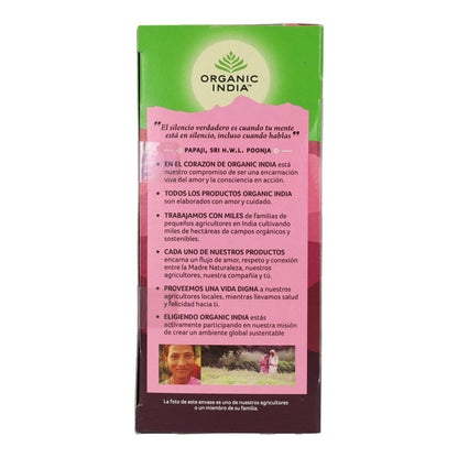 Tulsi Sweet Rose Organic India 25 bolsitas