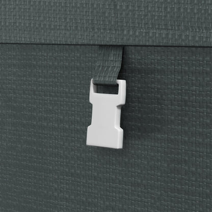 Carpa Para Herramientas Outsunny Metal Galvanizado, Pe Gris Oscuro 120x179x165 Cm_5