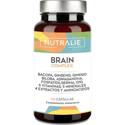 Nutralie Brain Complex Nootrópico con Agilidad Mental 60 Cápsulas