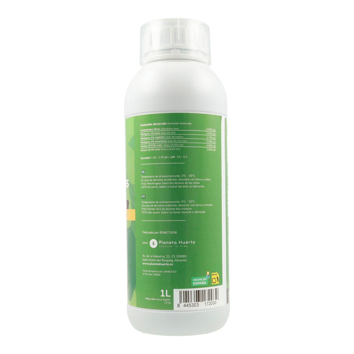 Abono Líquido Plantas Verdes Planeta Huerto 1 l