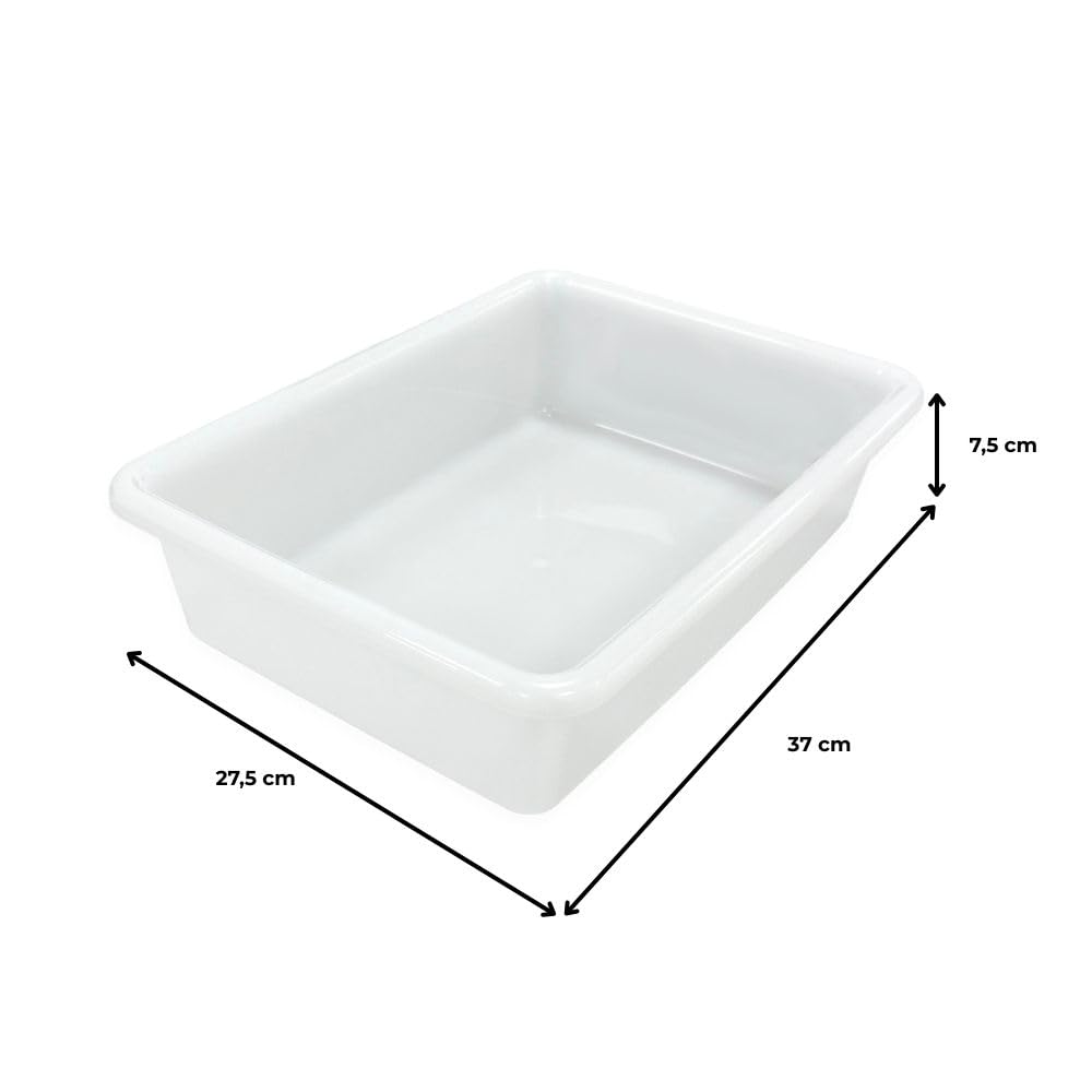 Bandeja Uso Alimentario Con Tapa (5,6l-7.5x28.4x38cm). Cocinas, Restaurantes, Hostelería, Tiendas, Carnicerías, Catering_3