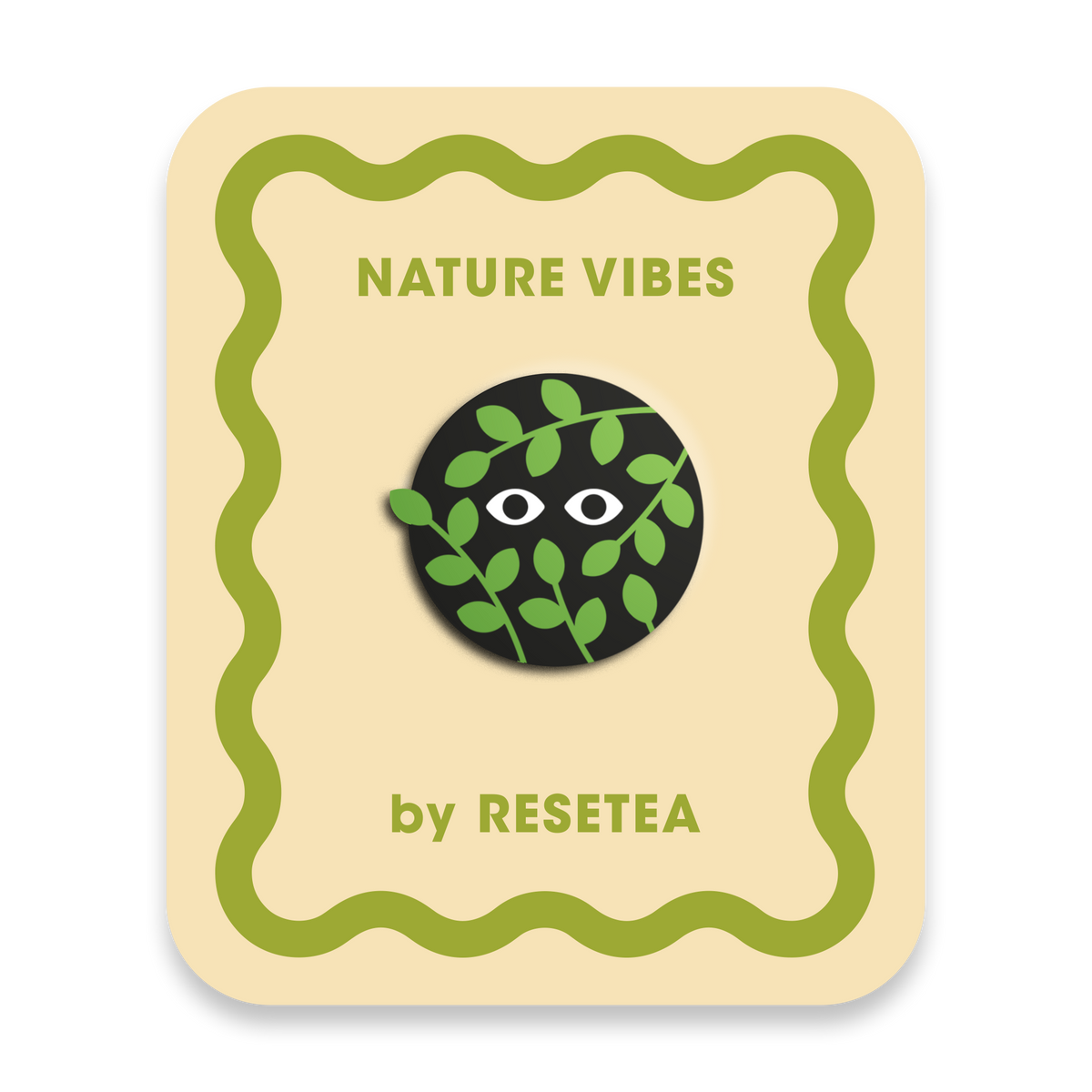 Pin Eyes - Accesorio Moderno y Original para Chaquetas, Mochilas y Bolsos - Nature Vibes_0