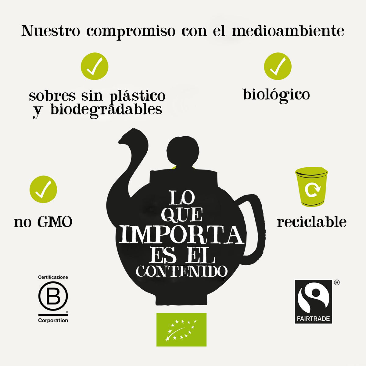 Té Blanco con Naranja Bio Cupper 20 bolsitas
