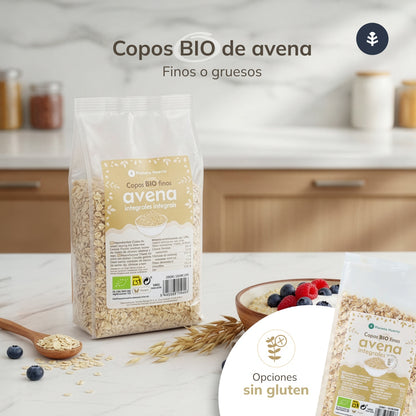 Pack 2x Copos de avena integral finos ECO Planeta Huerto 500 g